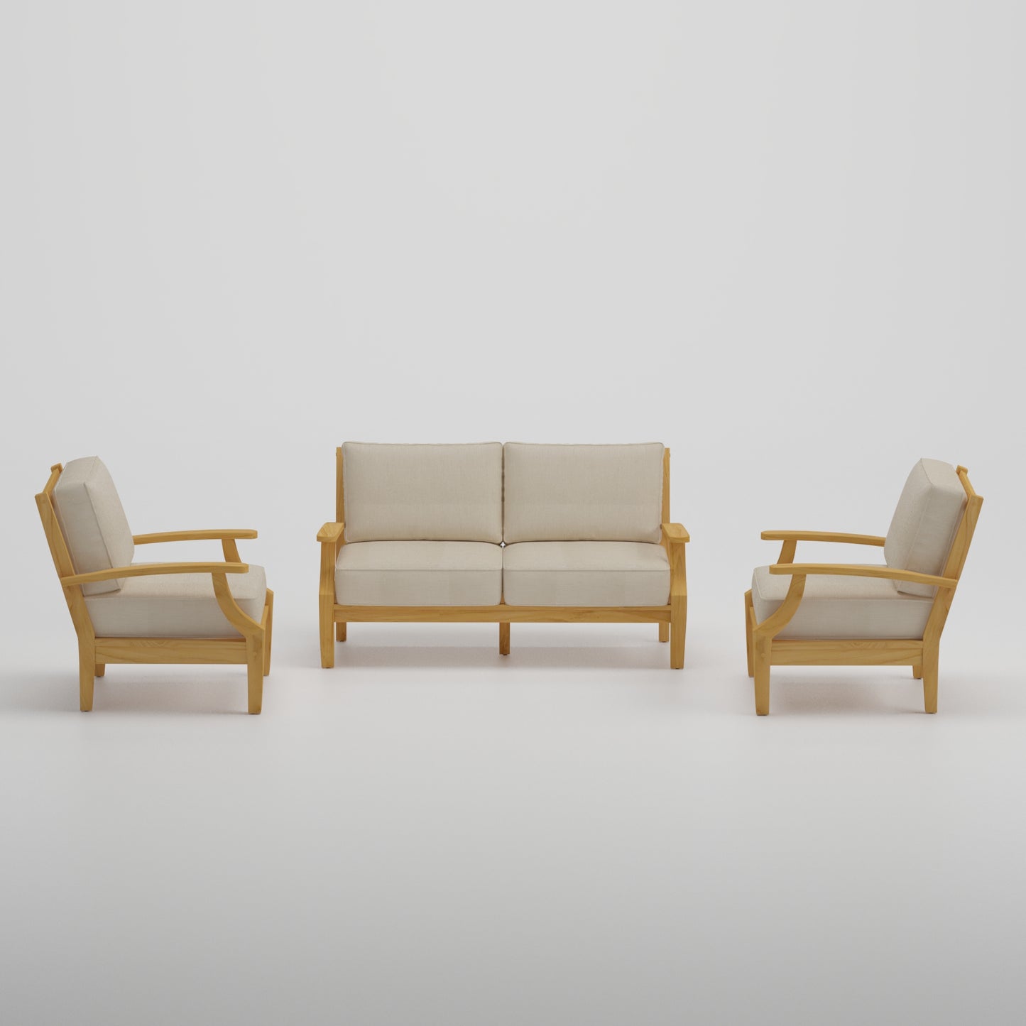 03A Mila – 3-Piece Lounge Set San Diego | Jr's Patio