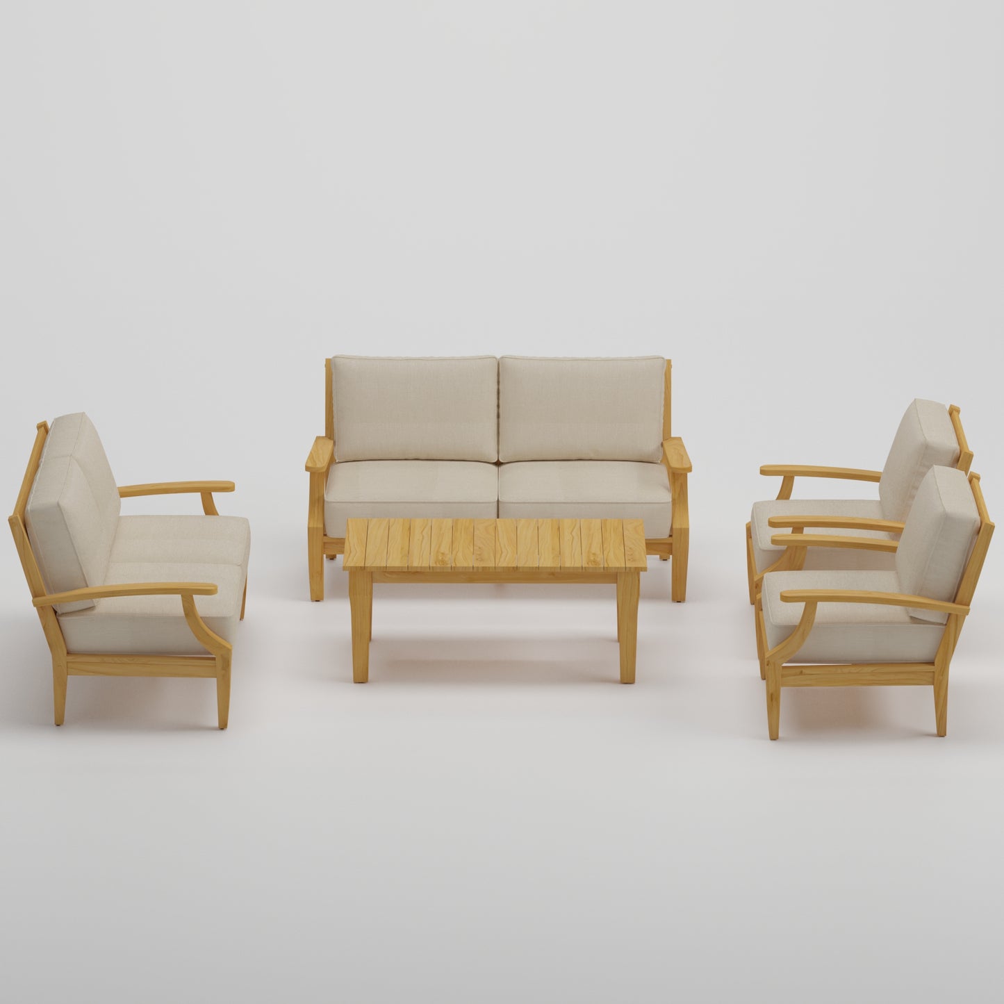 05A Mila – 5-Piece Sofa Conversation Set San Diego | Jr's Patio