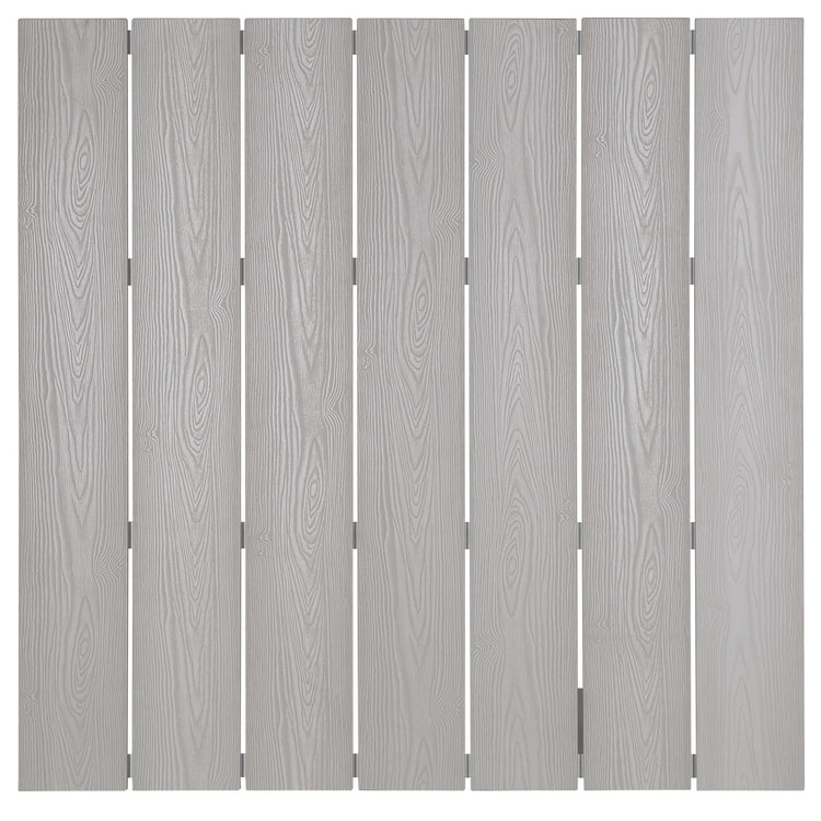 Maine Outdoor Patio Bar Table - White Light Gray