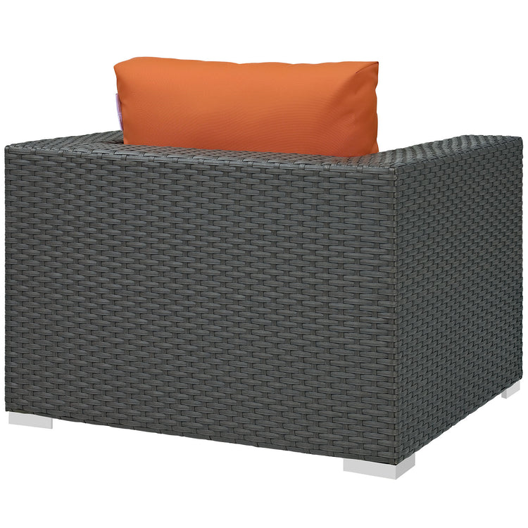 Sojourn Outdoor Patio Sunbrella® Armchair - Canvas Tuscan