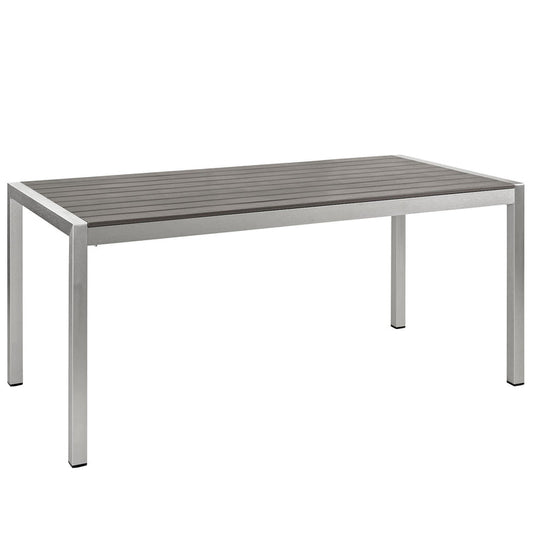 Shore 7 Piece Outdoor Patio Aluminum Dining Set - Default Title