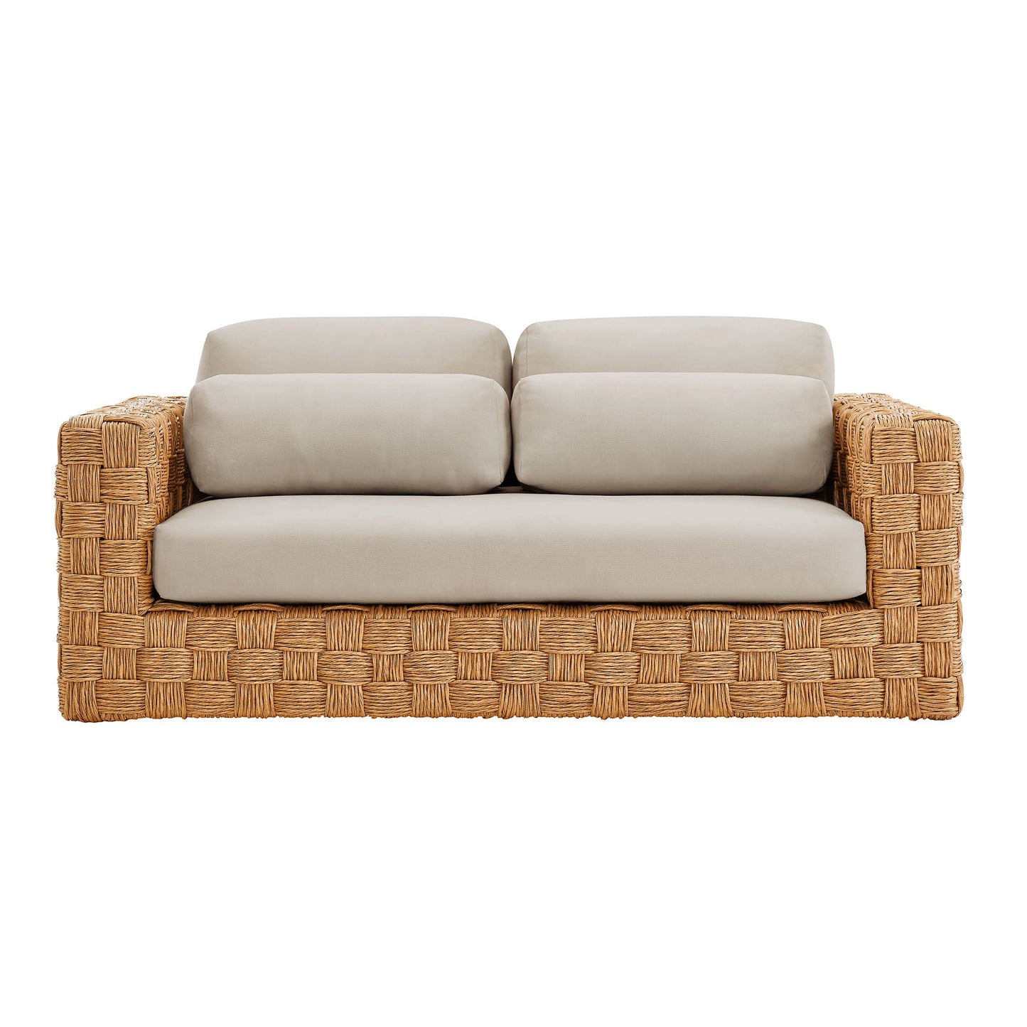 Thames 4-Piece Outdoor Patio Wicker Rattan Furniture Set
