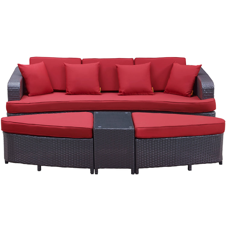 Monterey 4 Piece Outdoor Patio Sofa Set - Default Title