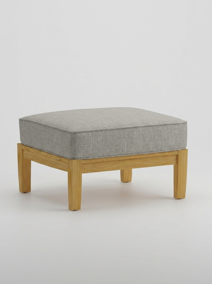 Mila Ottoman - Canvas Granite - Jrs Patio San Diego