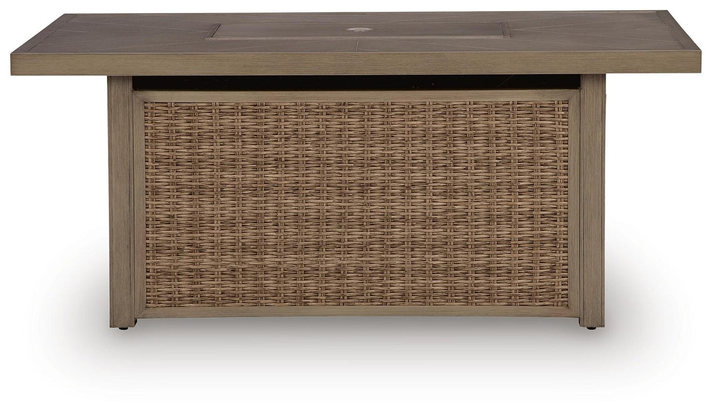 Laguna Heights Rectangular Fire Pit Table