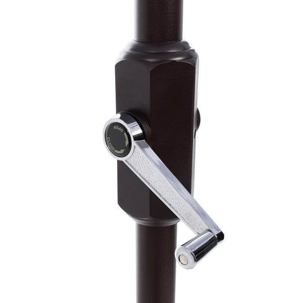 Elegant Valance 9ft Auto Tilt Umbrella