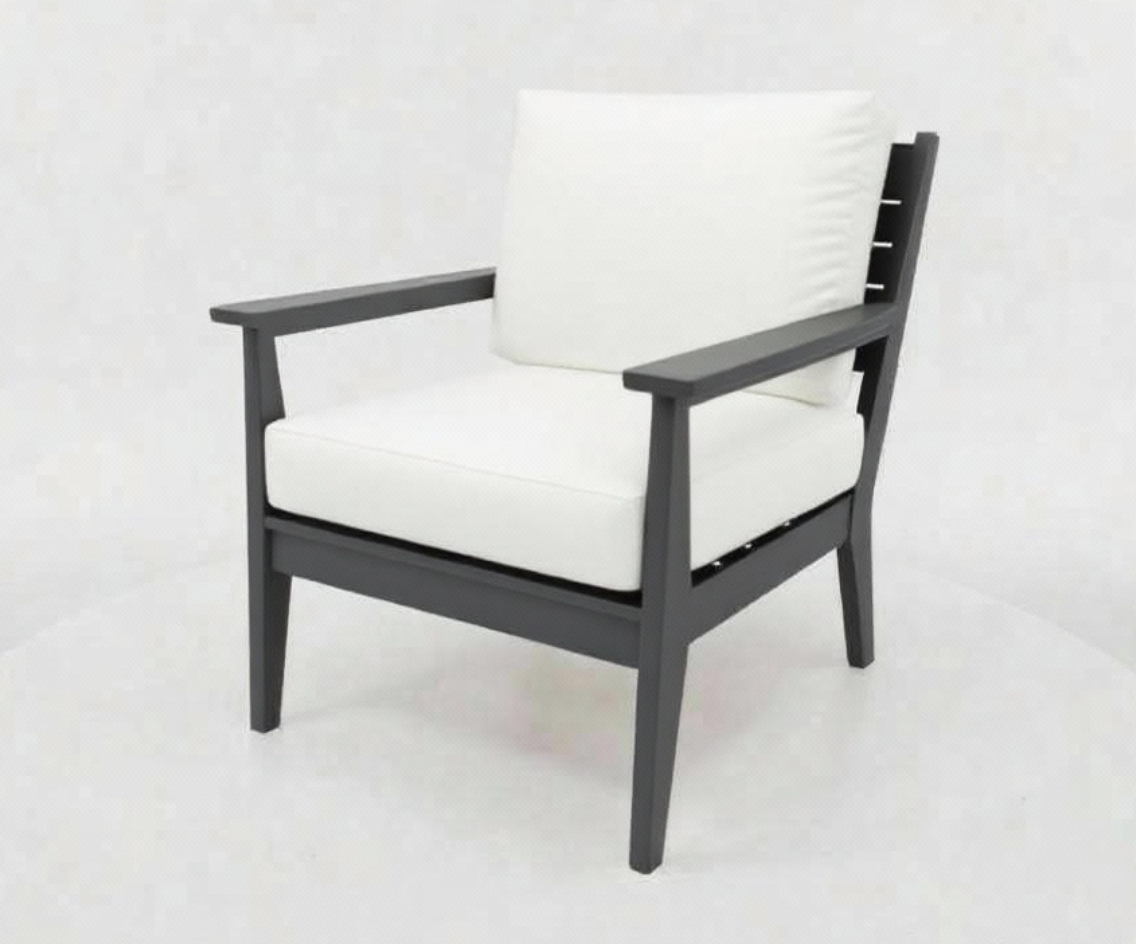 Abaco Club Chair - Charcoal
