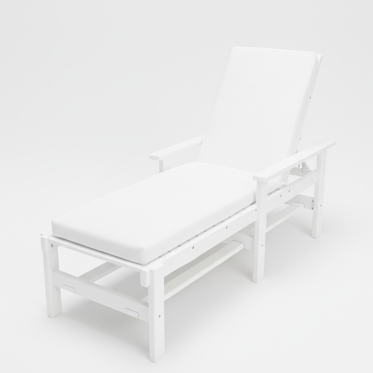 Hopetown Arm Chaise Lounge with Cushion - Charcoal