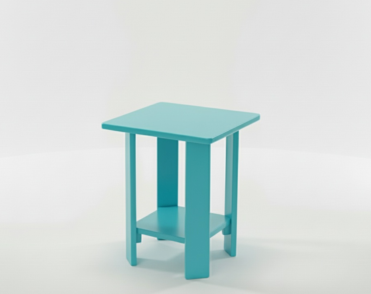 Hampton Square End Table - Charcoal