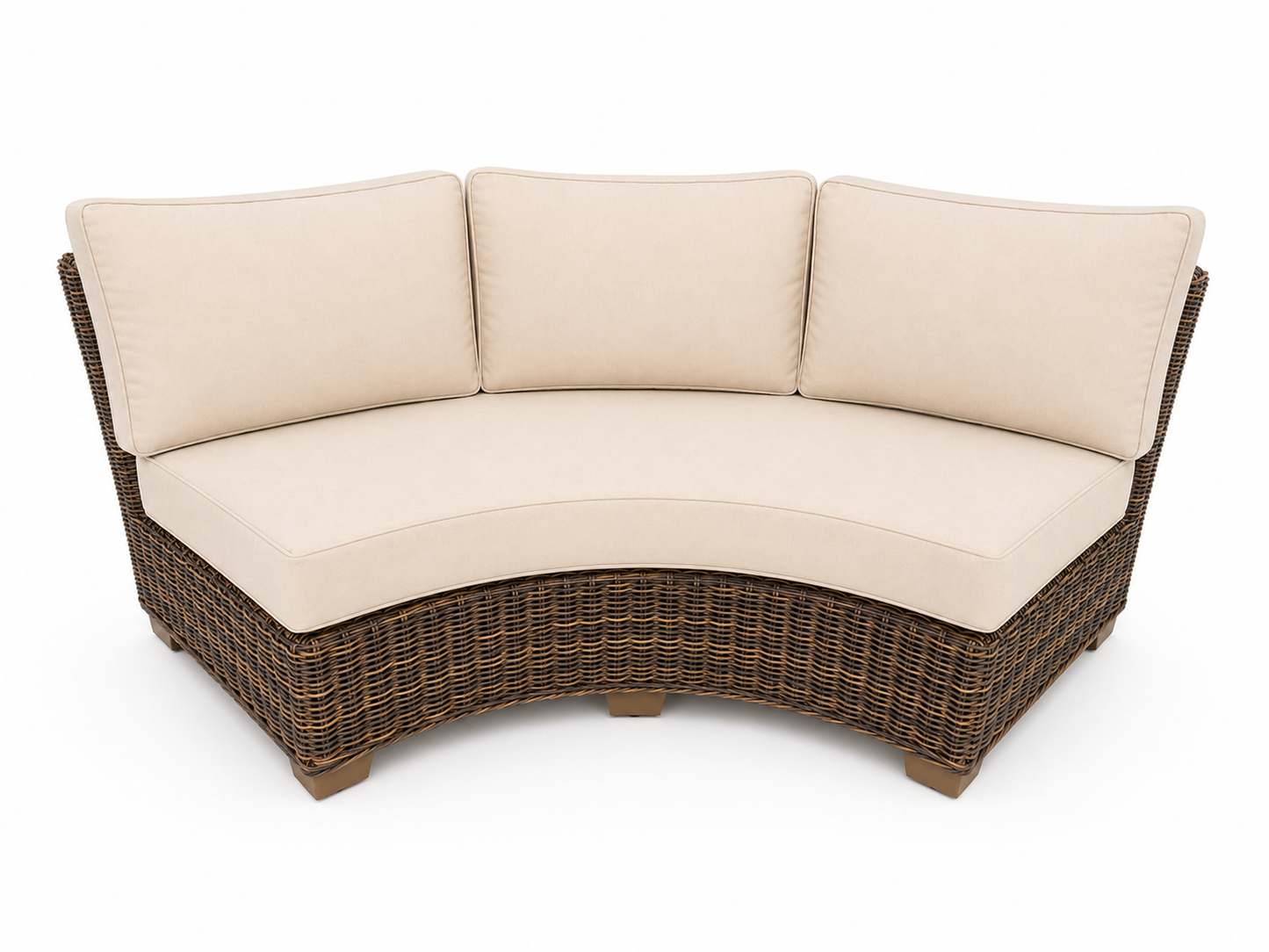Seacoast Wicker Curved Sectional Piece San Diego | Jr's Patio