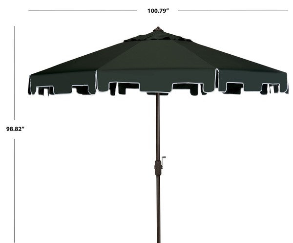 Zimmerman 9 Ft Crank Market Umbrella With Flap