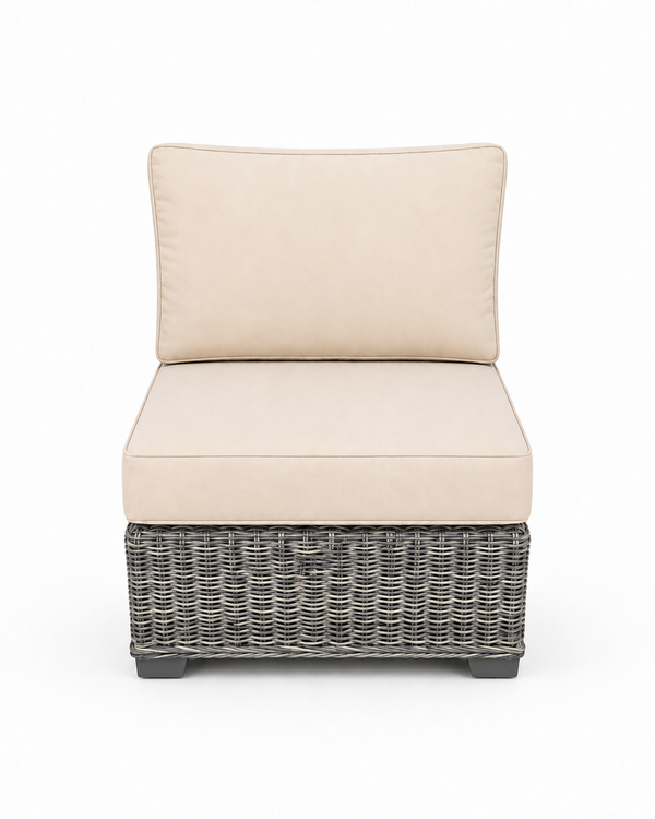 Seacoast Wicker Armless Chair
