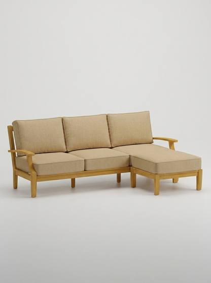 02A Mila Sofa Ottoman - Spectrum Sand - Jrs Patio San Diego