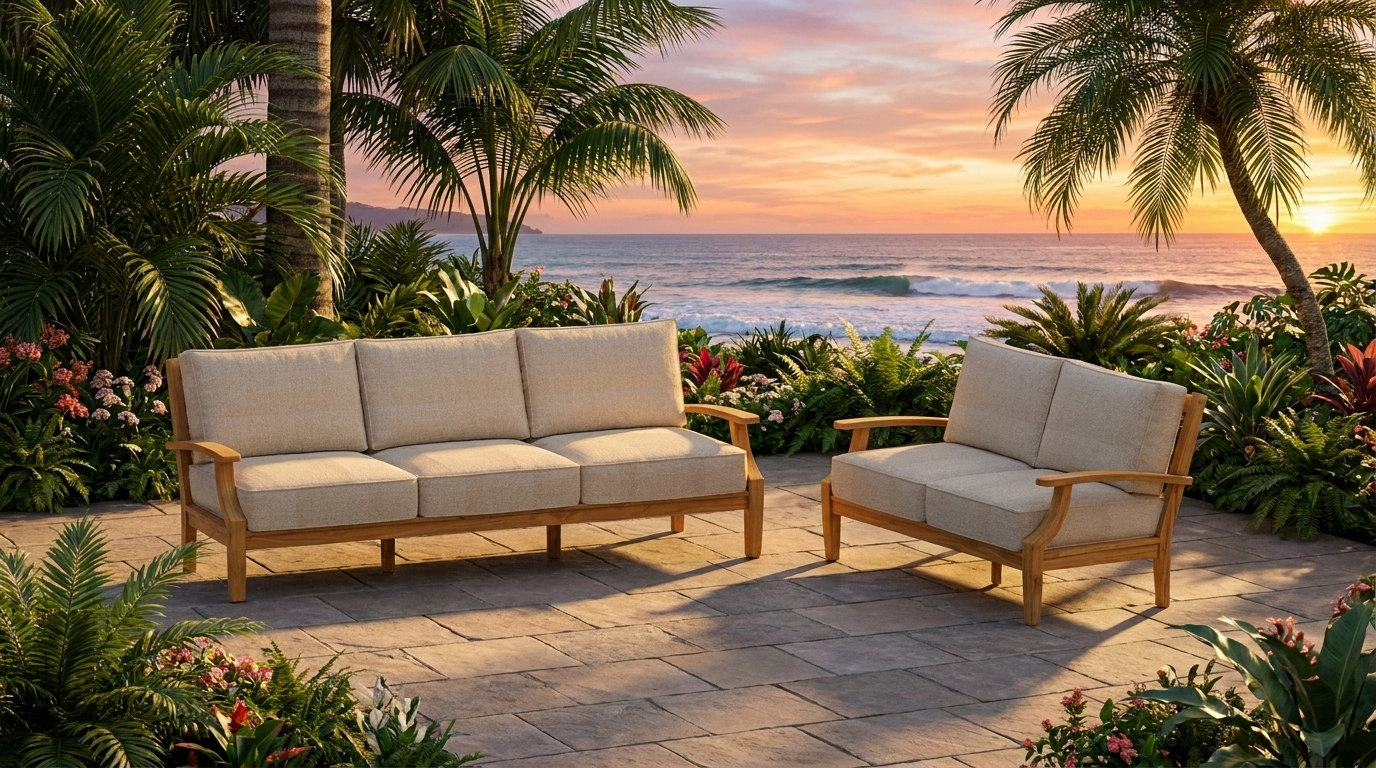 02B Mila Sofa Loveseat - Lifestyle - Jrs Patio San Diego