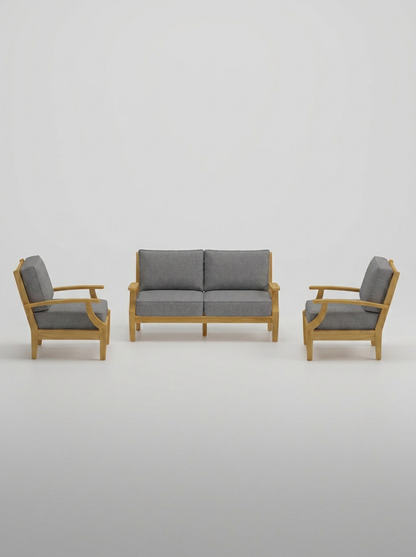 03A Mila 3-Piece Lounge Set - Cast Slate - Jrs Patio San Diego