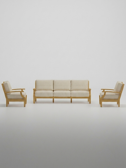 03B Mila Sofa Chat Set - Canvas Canvas - Jrs Patio San Diego