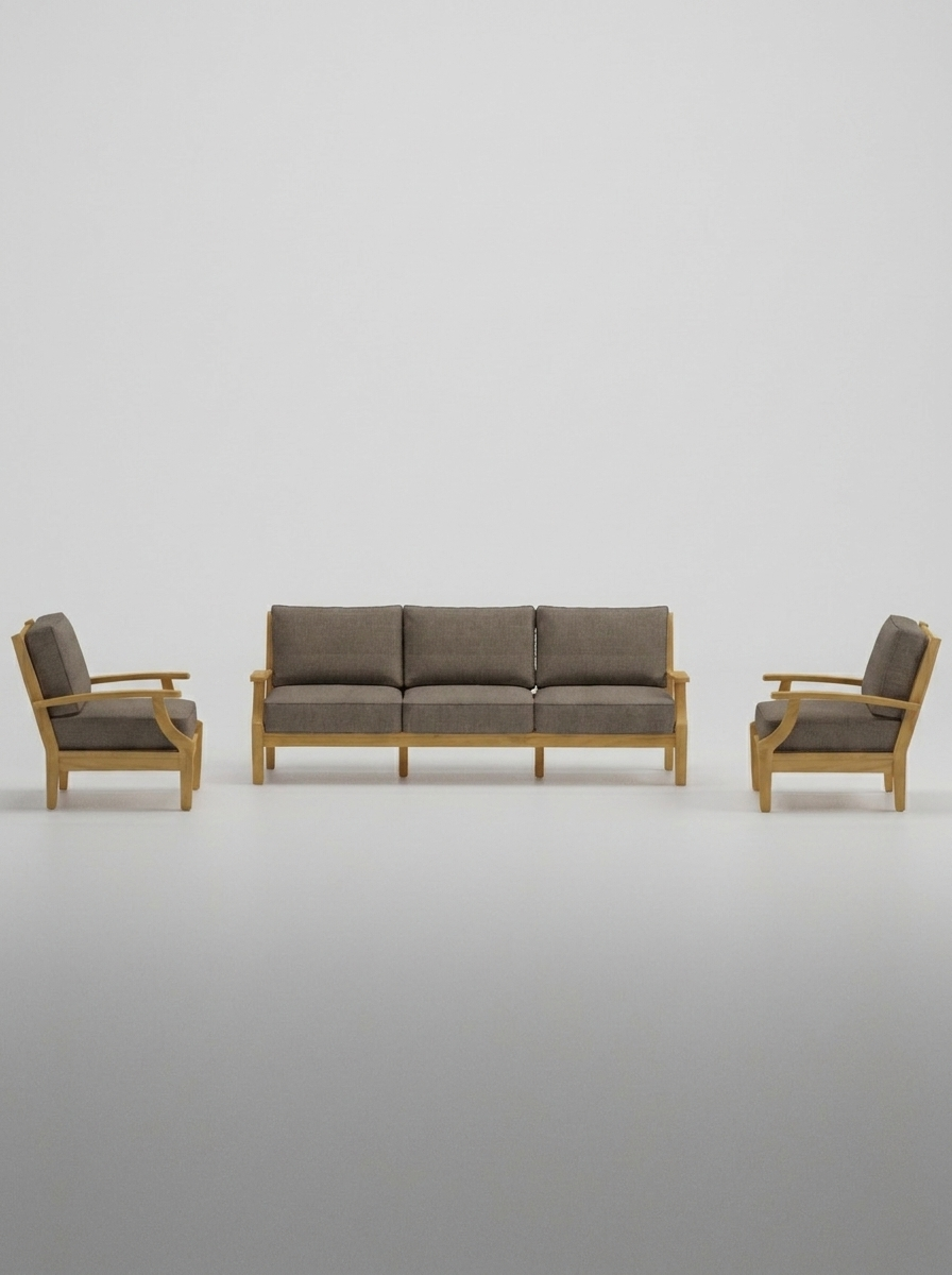 03B Mila Sofa Chat Set - Cast Shale - Jrs Patio San Diego