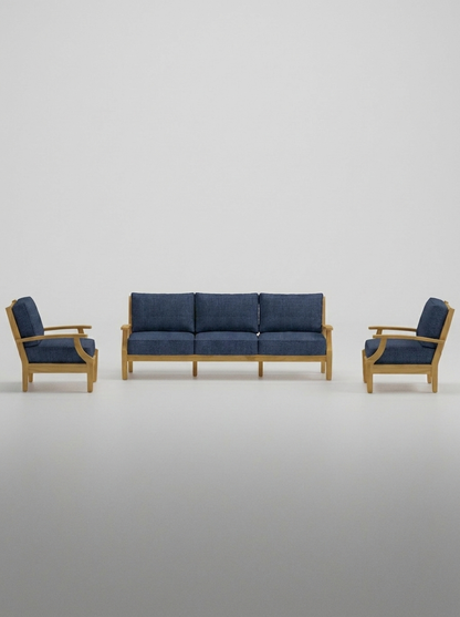 03B Mila Sofa Chat Set - Spectrum Indigo - Jrs Patio San Diego
