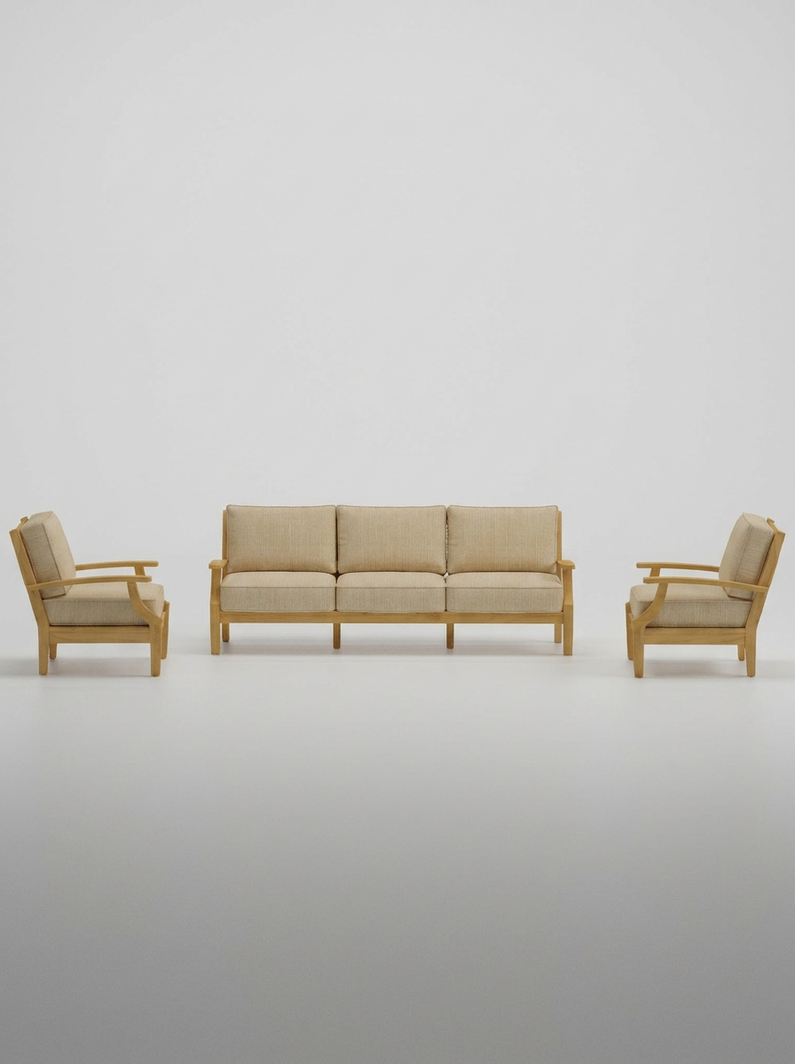 03B Mila Sofa Chat Set - Spectrum Sand - Jrs Patio San Diego