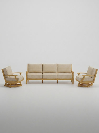 03C Mila Sofa Swivel - Canvas Flax - Jrs Patio San Diego