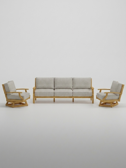 03C Mila Sofa Swivel - Canvas Granite - Jrs Patio San Diego