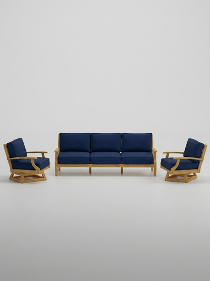 03C Mila Sofa Swivel - Canvas Navy - Jrs Patio San Diego