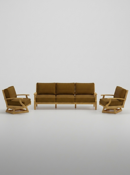 03C Mila Sofa Swivel - Canvas Teak - Jrs Patio San Diego