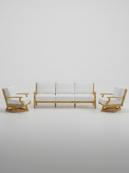 03C Mila Sofa Swivel - Olefin White - Jrs Patio San Diego