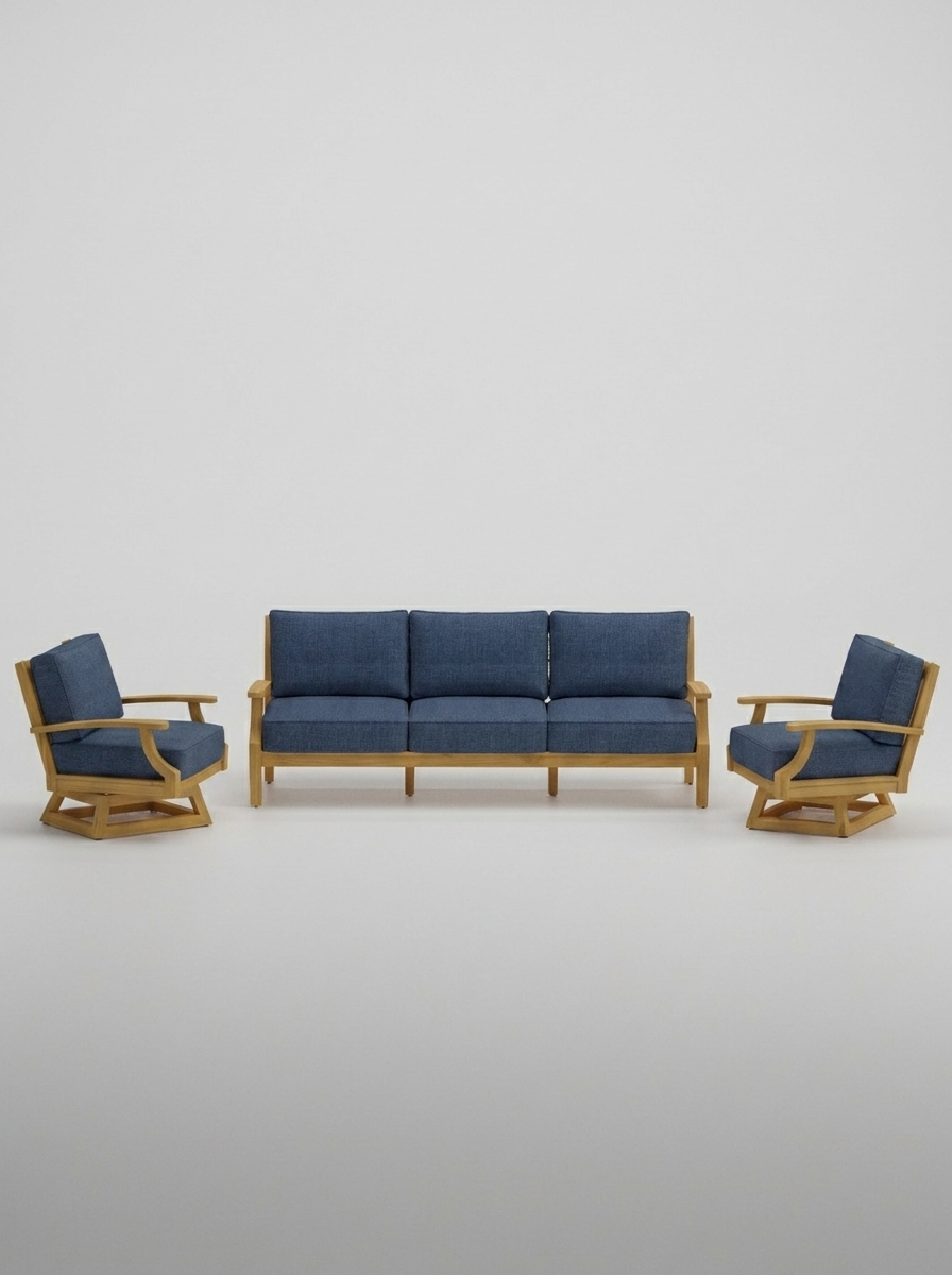 03C Mila Sofa Swivel - Spectrum Indigo - Jrs Patio San Diego