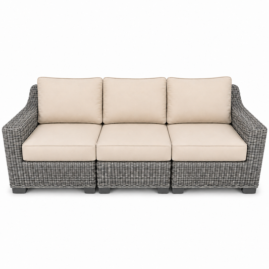 Seacoast – Outdoor Sofa in gray wicker