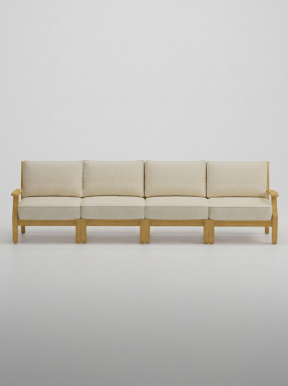 04A Mila 4 Seat Sofa - Canvas Canvas - Jrs Patio San Diego