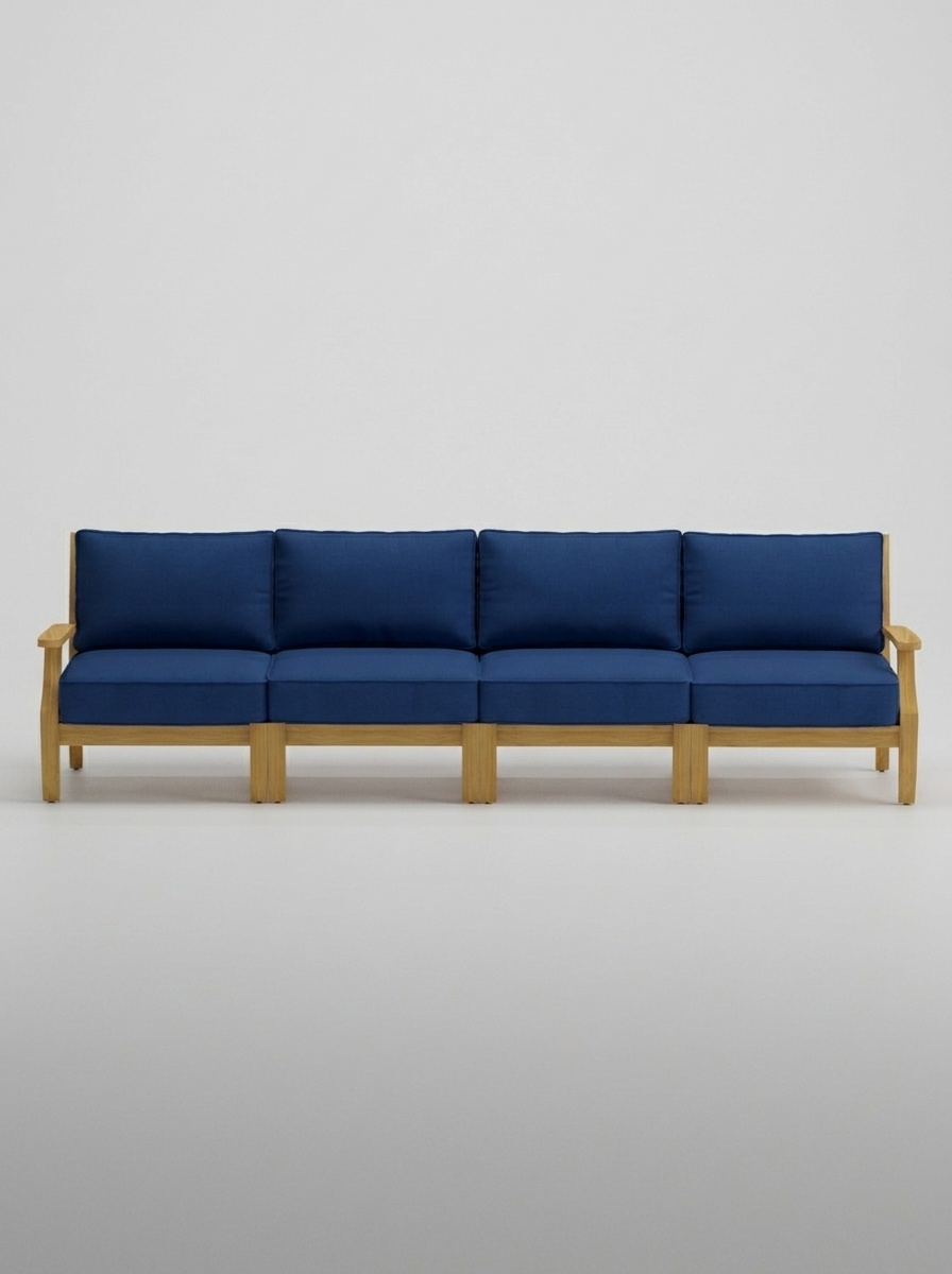 04A Mila 4 Seat Sofa - Canvas Navy - Jrs Patio San Diego
