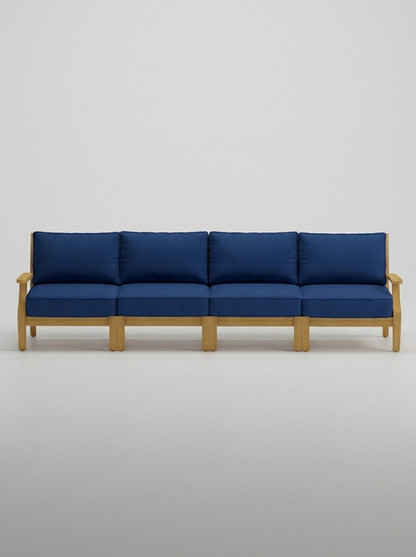 04A Mila 4 Seat Sofa - Canvas Navy - Jrs Patio San Diego