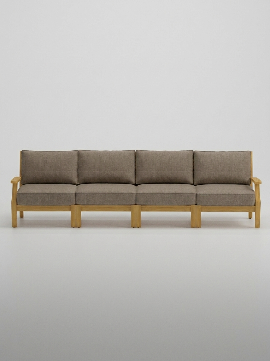 04A Mila 4 Seat Sofa - Cast Shale - Jrs Patio San Diego