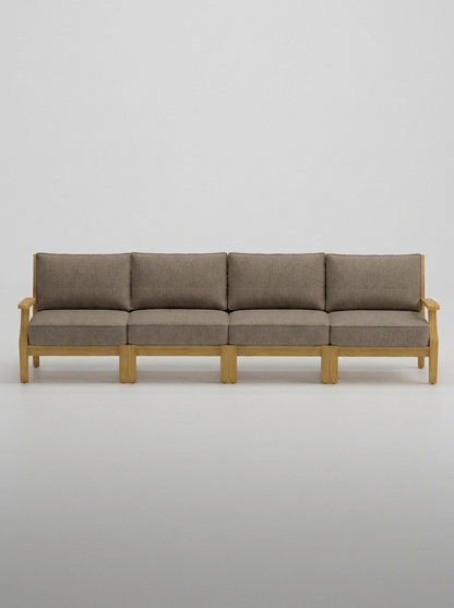 04A Mila 4 Seat Sofa - Cast Shale - Jrs Patio San Diego