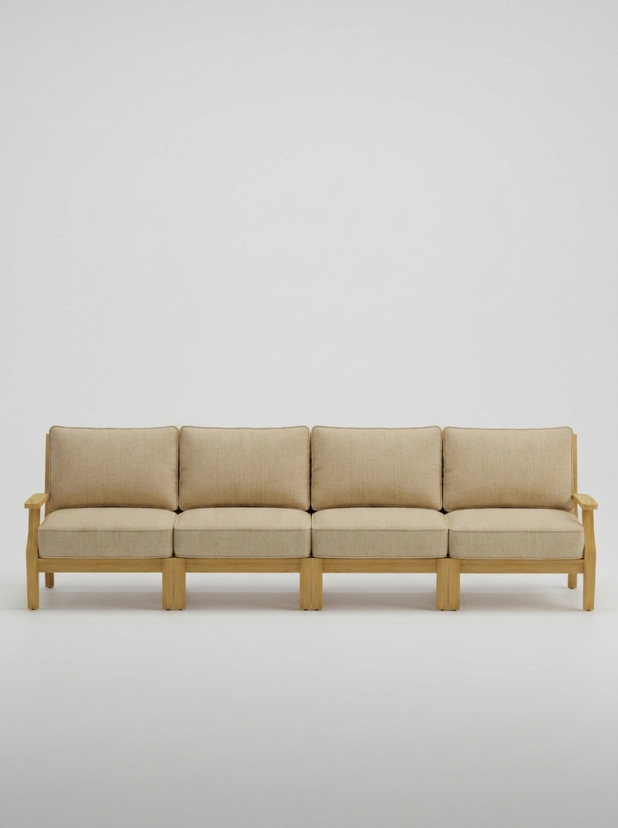 04A Mila 4 Seat Sofa - Spectrum Sand - Jrs Patio San Diego