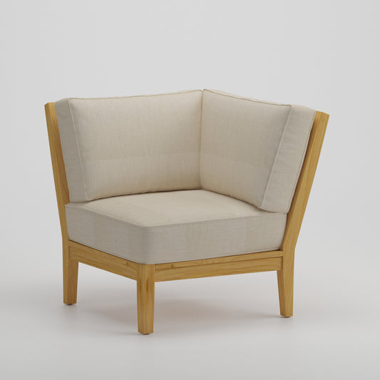 Mila Teak Corner Sectional Chair San Diego | Jr's Patio