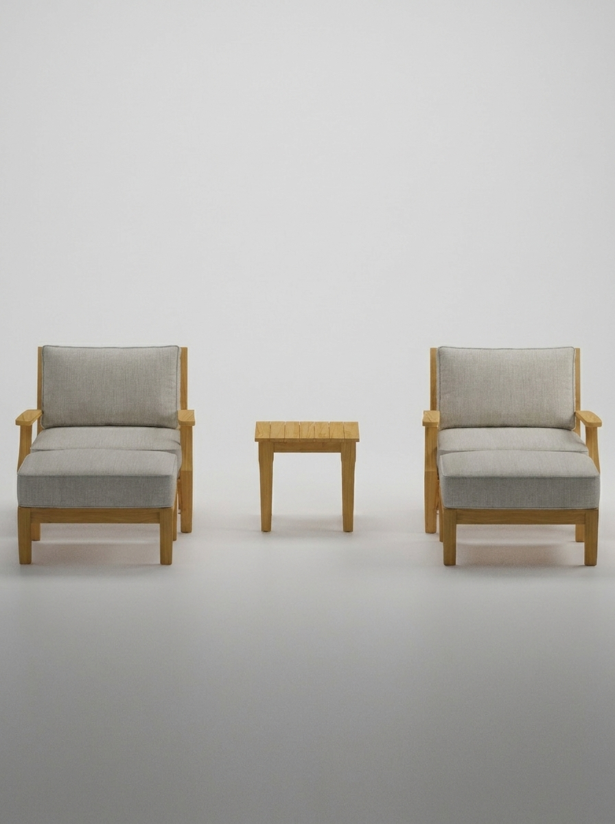 05B Mila Chair Lounge Set - Canvas Granite - Jrs Patio San Diego