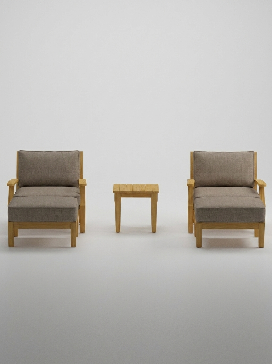 05B Mila Chair Lounge Set - Cast Shale - Jrs Patio San Diego