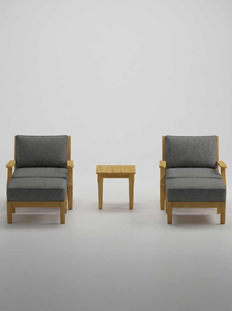05B Mila Chair Lounge Set - Cast Slate - Jrs Patio San Diego