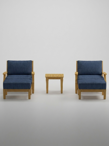 05B Mila Chair Lounge Set - Spectrum Indigo - Jrs Patio San Diego