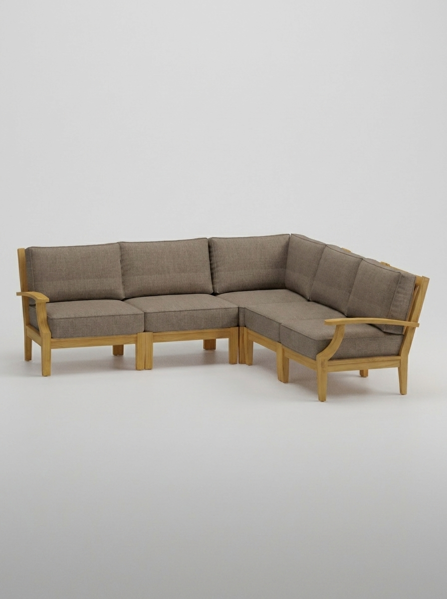 05C Mila Corner Sectional Set - Cast Shale - Jrs Patio San Diego