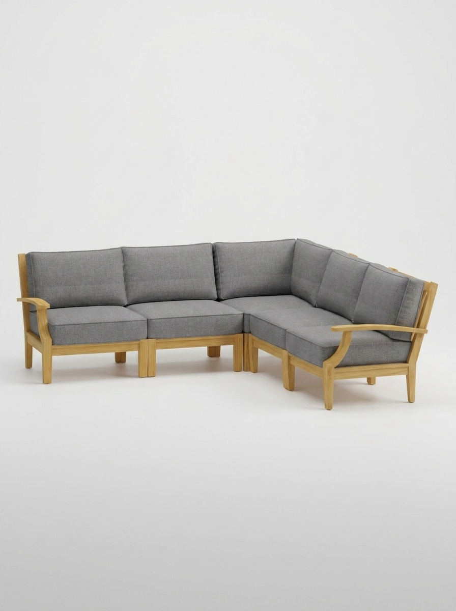 05C Mila Corner Sectional Set - Cast Slate - Jrs Patio San Diego