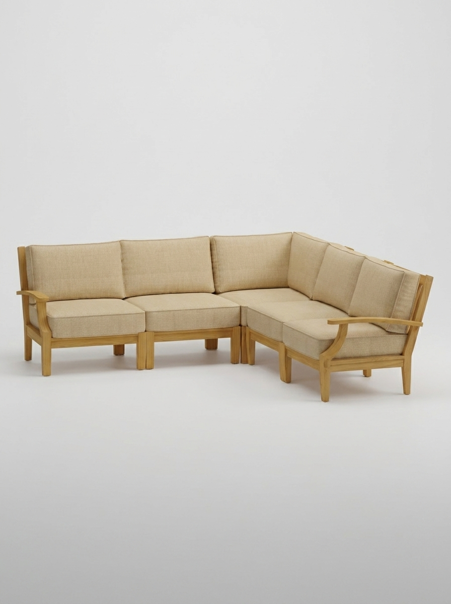 05C Mila Corner Sectional Set - Spectrum Sand - Jrs Patio San Diego