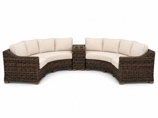 05D Seacoast – Curved Outdoor Set San Diego | Jr's Patio