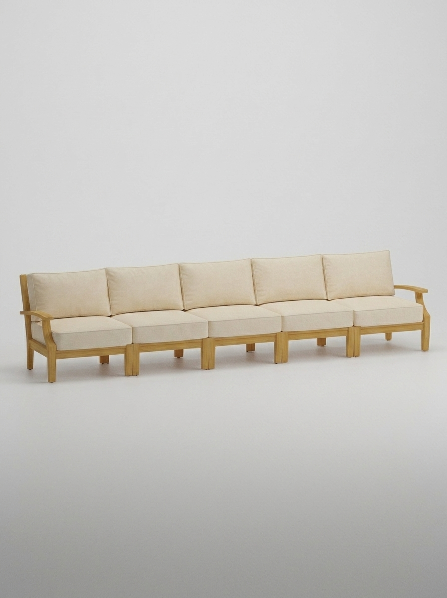 05D Mila 5pc Sofa - Canvas Canvas - Jrs Patio San Diego