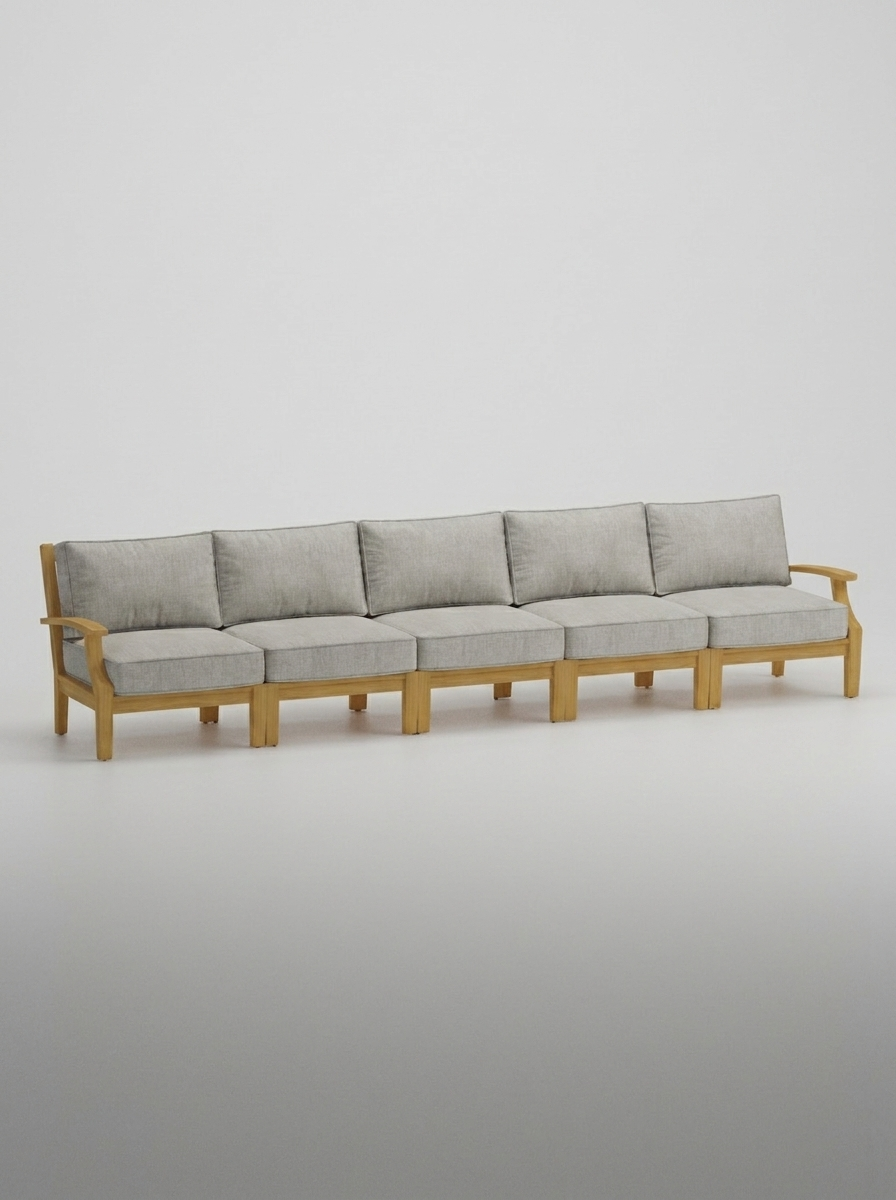 05D Mila 5pc Sofa - Canvas Granite - Jrs Patio San Diego