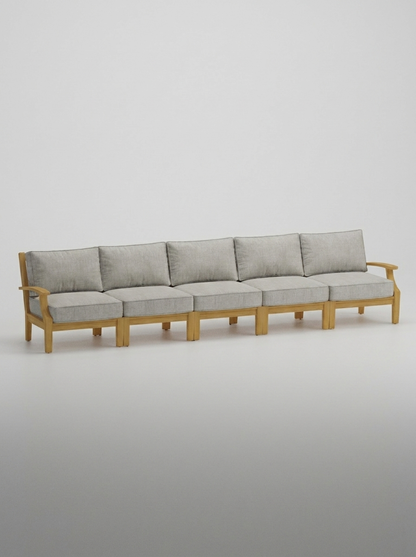05D Mila 5pc Sofa - Canvas Granite - Jrs Patio San Diego