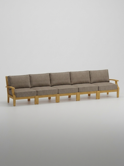 05D Mila 5pc Sofa - Cast Shale - Jrs Patio San Diego