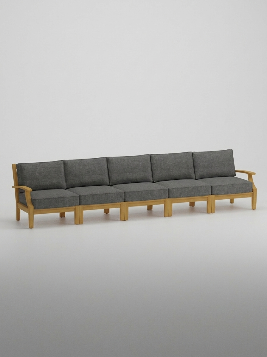 05D Mila 5pc Sofa - Cast Slate - Jrs Patio San Diego